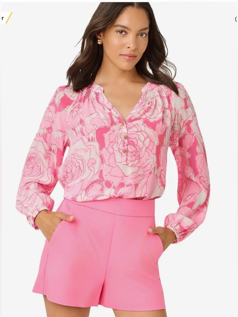 Lilly Pulitzer Elsa Silk Top
